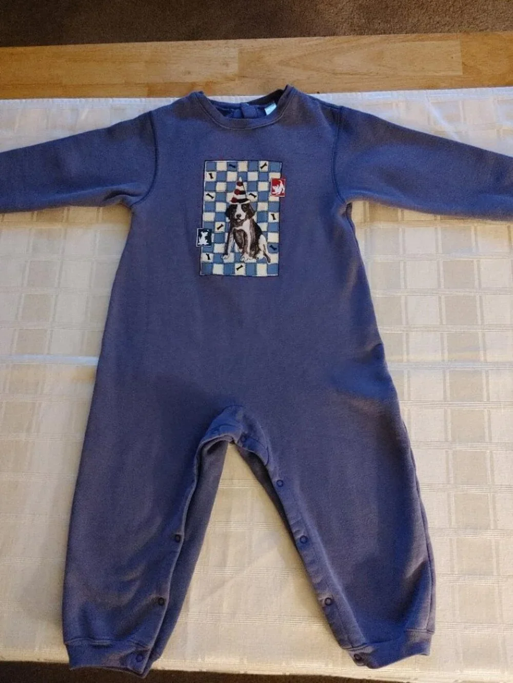 Lands End Bundle of Two - Size 4T Blue & Reddish/Terra Cotta Jumpsuits/Rompers
